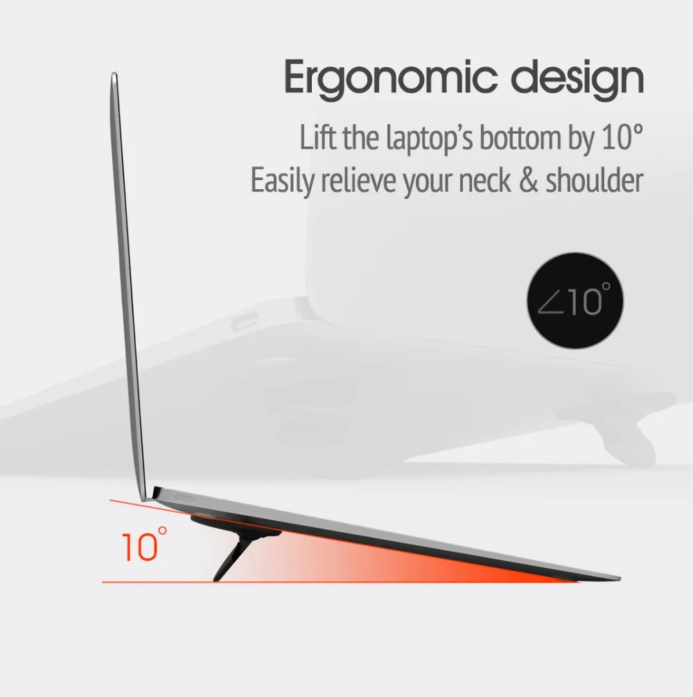 Подставка для ноутбука портативная охлаждающая подставка для ноутбука MacBook Тетрадь армированный чехол с красивой оправой и рассеивания тепла Нескользящая накладка кулер стенд