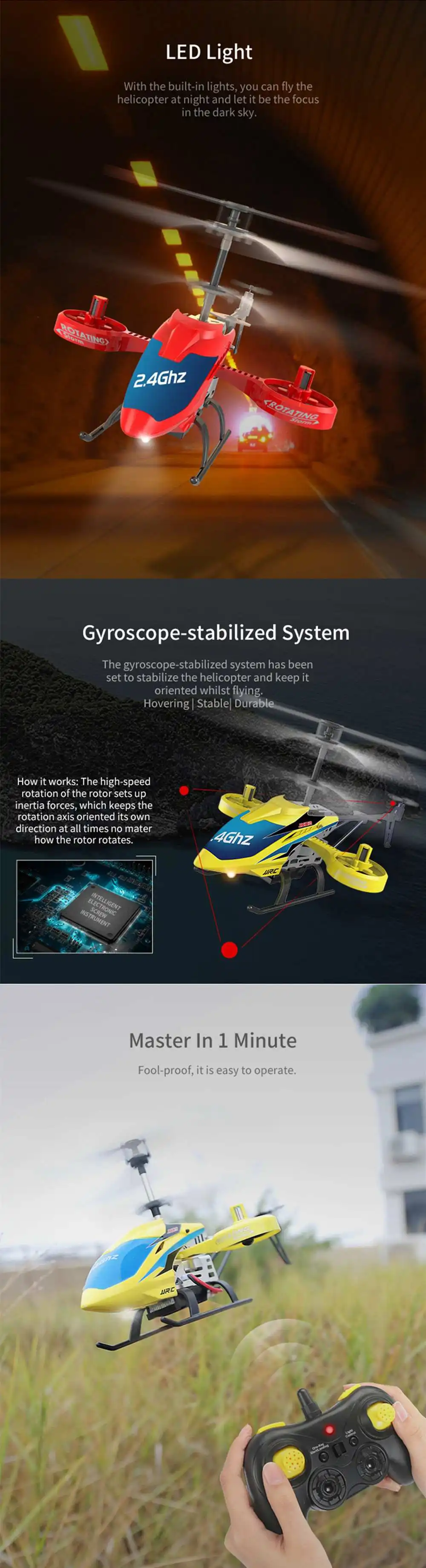 JJRC JX02 2,4G 4CH удержания высоты один ключ взлет мини Радиоуправляемый вертолет RTF RC игрушки для детей-мальчиков подарок красный желтый VS W25 S107H