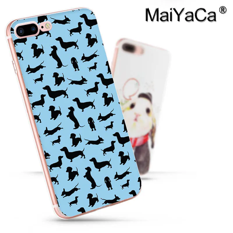 MaiYaCa такса Doberman собака Топ детальный популярный чехол для телефона iPhone 8 7 6 6S Plus X 10