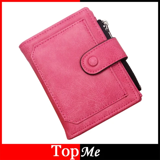 Короткие женские кошельки из искусственной кожи брендовый дизайн Дамский