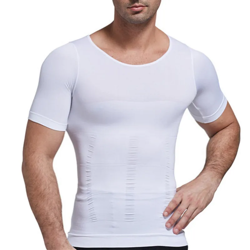 Корректор фигуры Мужская футболка для похудения скульптурная майка Топ Abdo