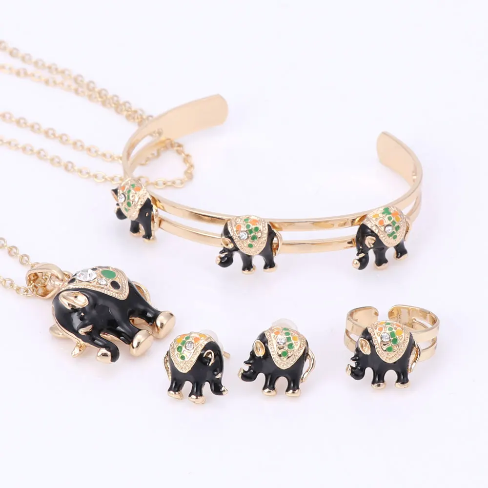 Детский Ювелирный Комплект из колье и серёг с кристаллами|children jewelry set|fashion setjewelry