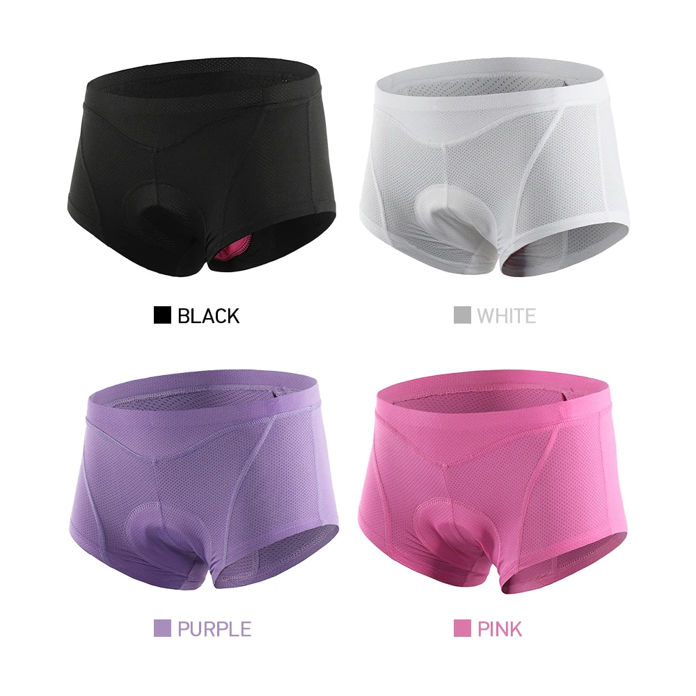 

Women Bike Underwear 3D Gel Padded Bicycle Briefs MTB Cycling Biking Underwear Shorts Polyester Gym Fitness Yoga Short Sports