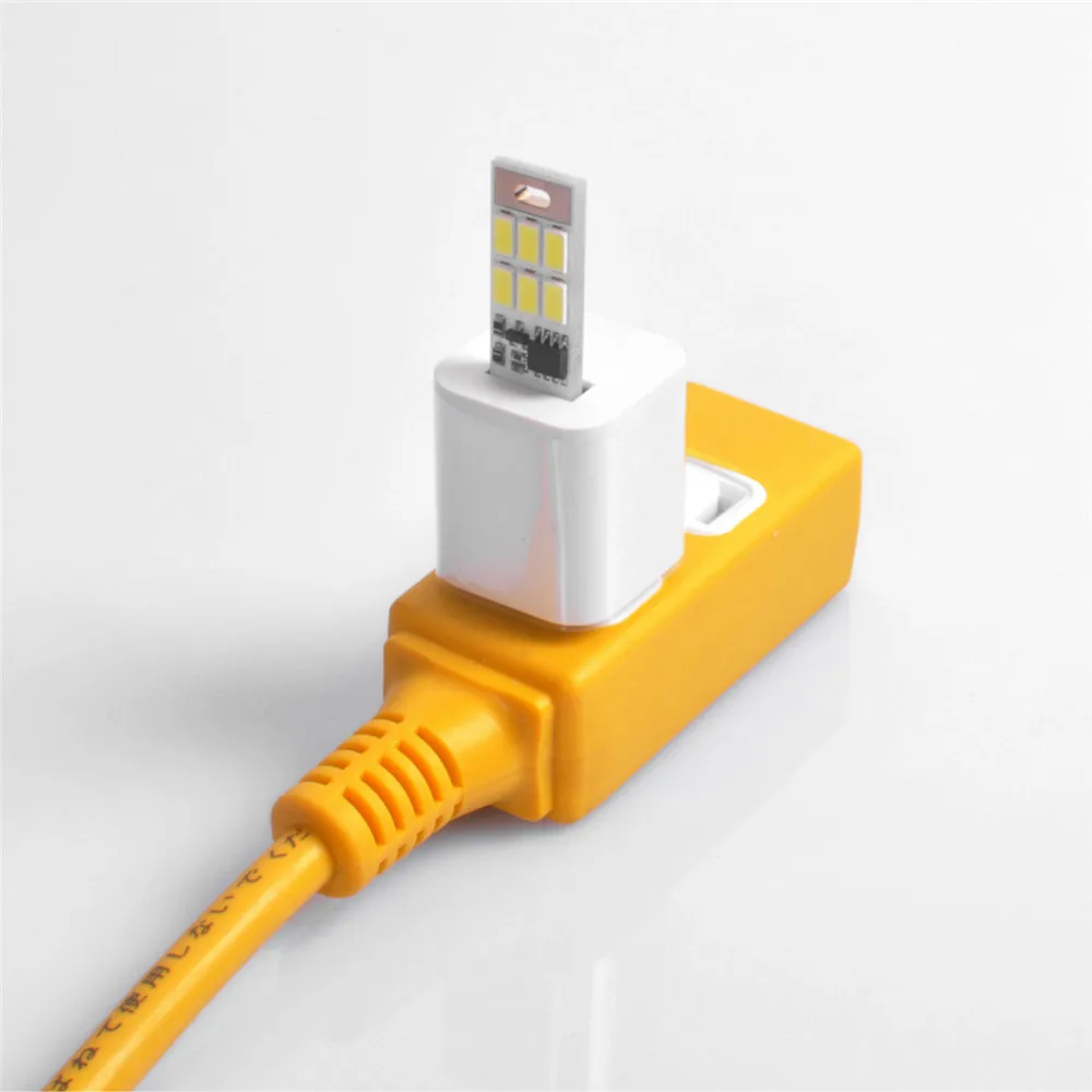 5 шт. мини USB Ночной светильник 6 светодиодный портативный светильник 5 в сенсорный диммер или светильник с датчиком мощности для портативного компьютера