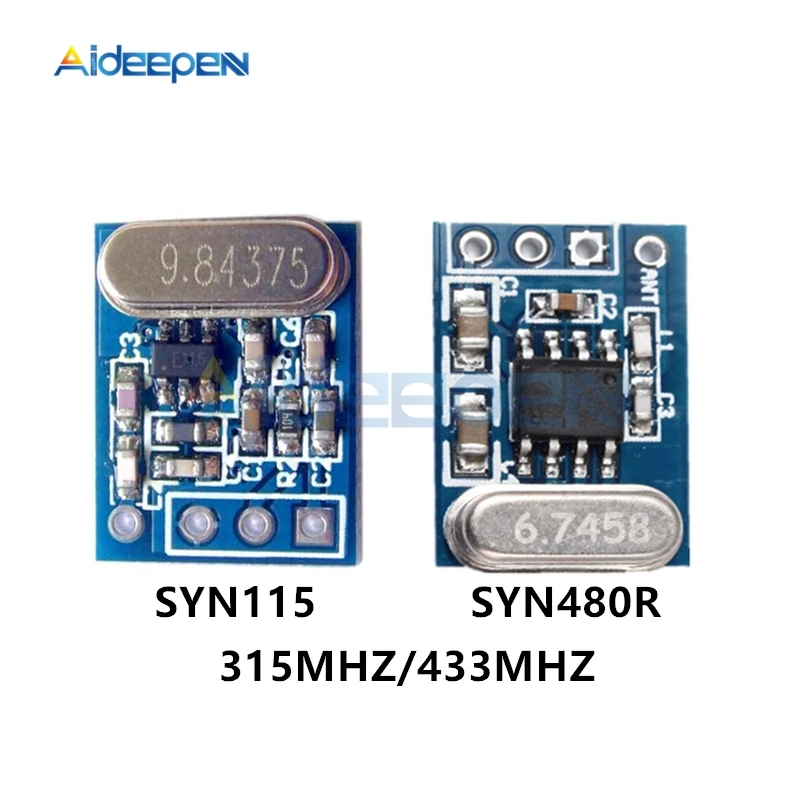 Беспроводной передатчик SYN115 SYN480R 315 МГц/433 МГц модуль платы приемника ASK/OOK чип