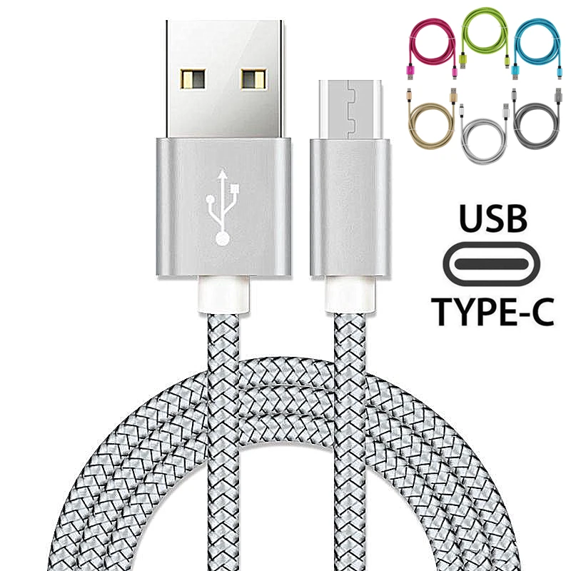 Кабель USB Type C для Xiaomi Redmi K20 note 7 Pro Mi 9t 9 Samsung A70 A40 2 м|Кабели мобильных телефонов| |