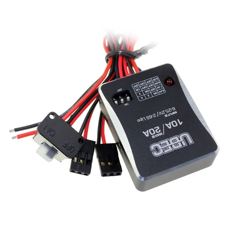 Hobbywing 10A 2-6S UBEC модуль внешний коммутационный фоторегулятор | Игрушки и хобби