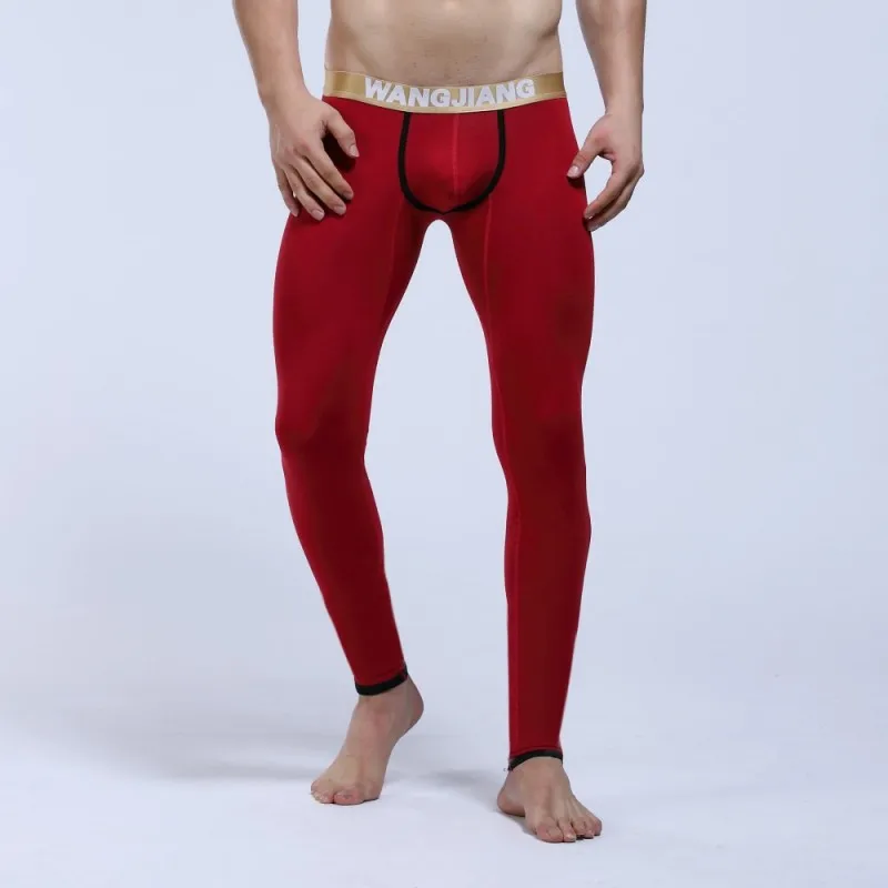 Для мужчин под Штаны осень pantnies термобелье плавки Мужской Тонкий u выпуклая