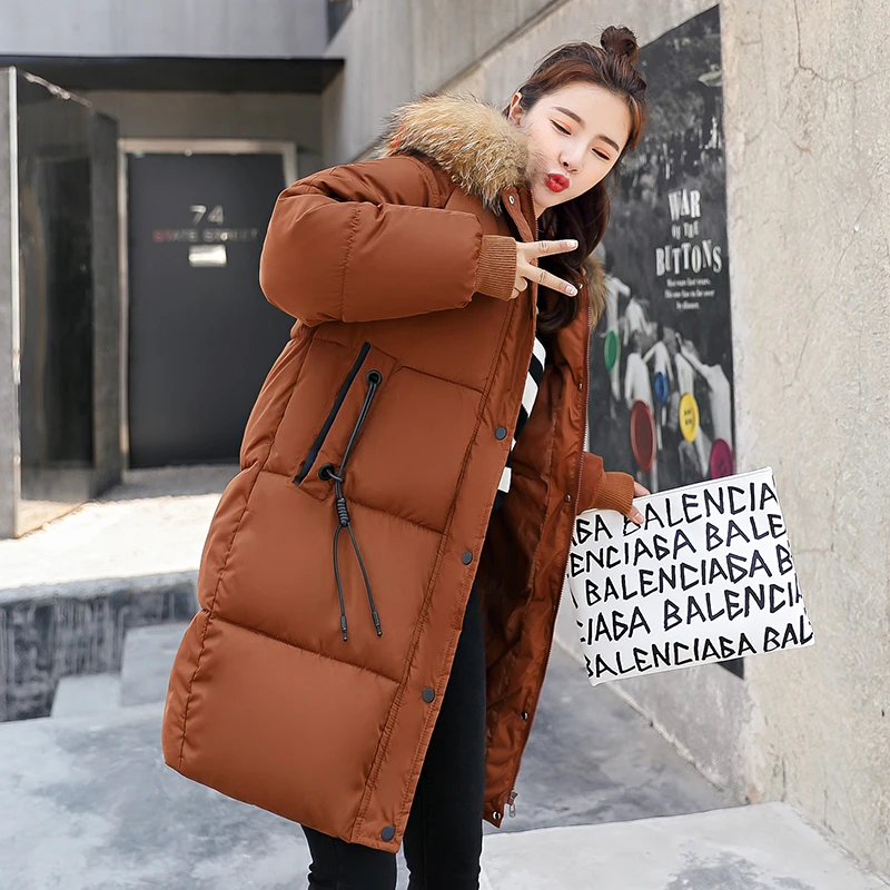 KUYOMENS High Quality Winter Jacket Women Coat Warm Long Parkas Hooded Down Slim Outerwear Female | Женская одежда