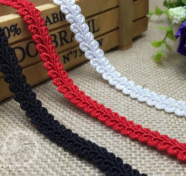 10 ярдов DIY аксессуары для одежды дешевая кривая кружево отделка шитье кружева