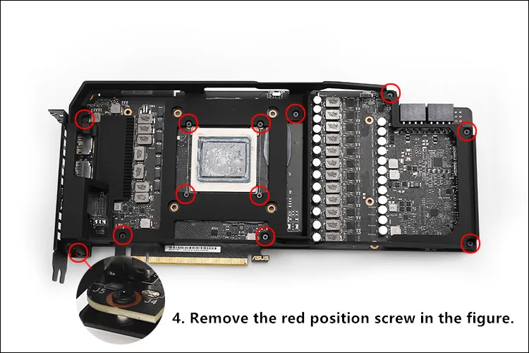Барроу GPU водяной блок для ASUS STRIX RTX2080Ti/2080 полный охват графика водяного охлаждения радиатора BS-ASS2080T-PA