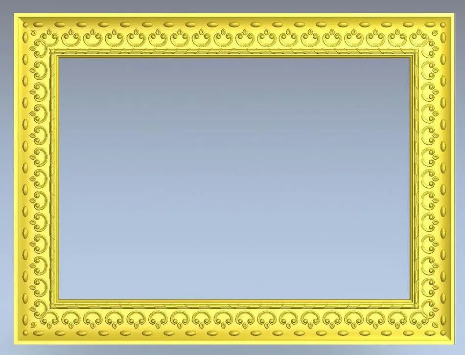 

3d model relief for cnc in STL file format Frame_32