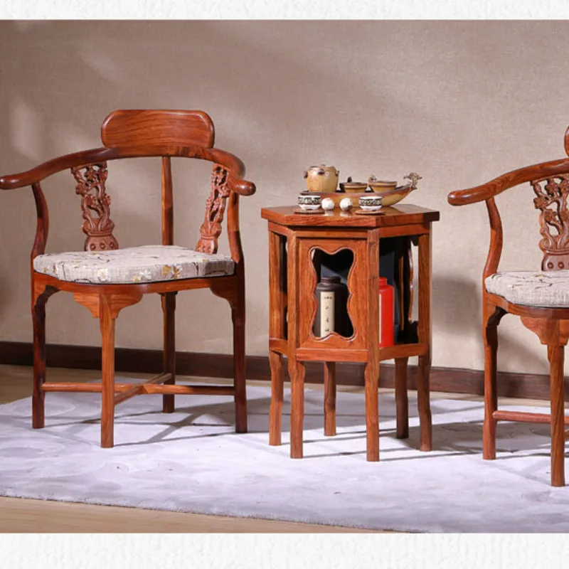 Кушетки для гостиной деревянная мебель дизайнерский Набор стульев боковой стол