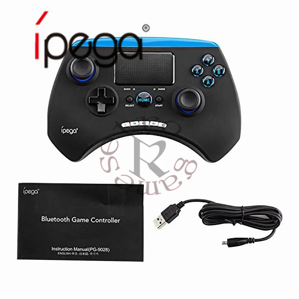 IPega PG-9028 PG 9028 беспроводной геймпад Bluetooth V3.0 игровой контроллер с тачпадом Встроенный держатель для смартфонов Android/iOS