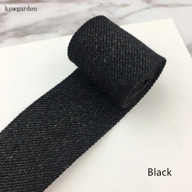 Kewgarden толстые мягкие шерстяные атласные ленты 25 мм 16 мм DIY Бант хлопок лента вручную изготовленная лента аксессуары для одежды Riband 5 м/лот