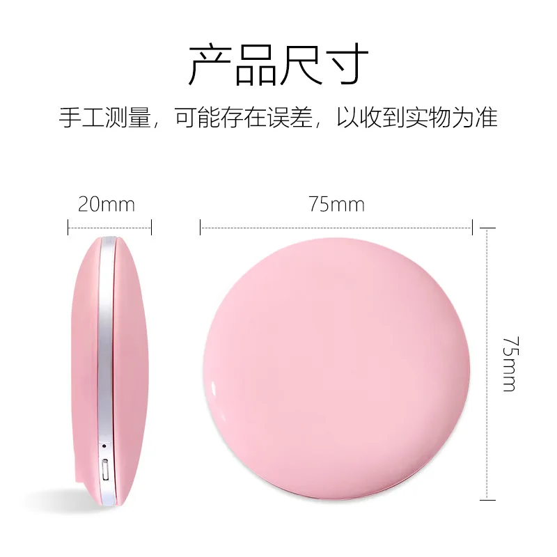 Портативные мини зеркала Раскладушки с подсветкой и 3 кратным