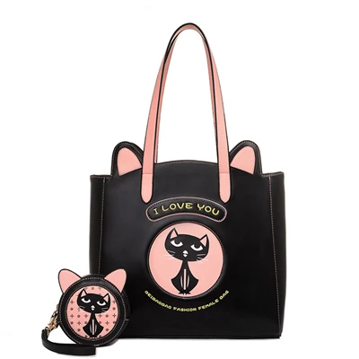 Beibaobao коробки Сумки Для женщин Курьерские сумки печать милый женский tote дизайнерские сумки высокого качества в сумка LM4472/b