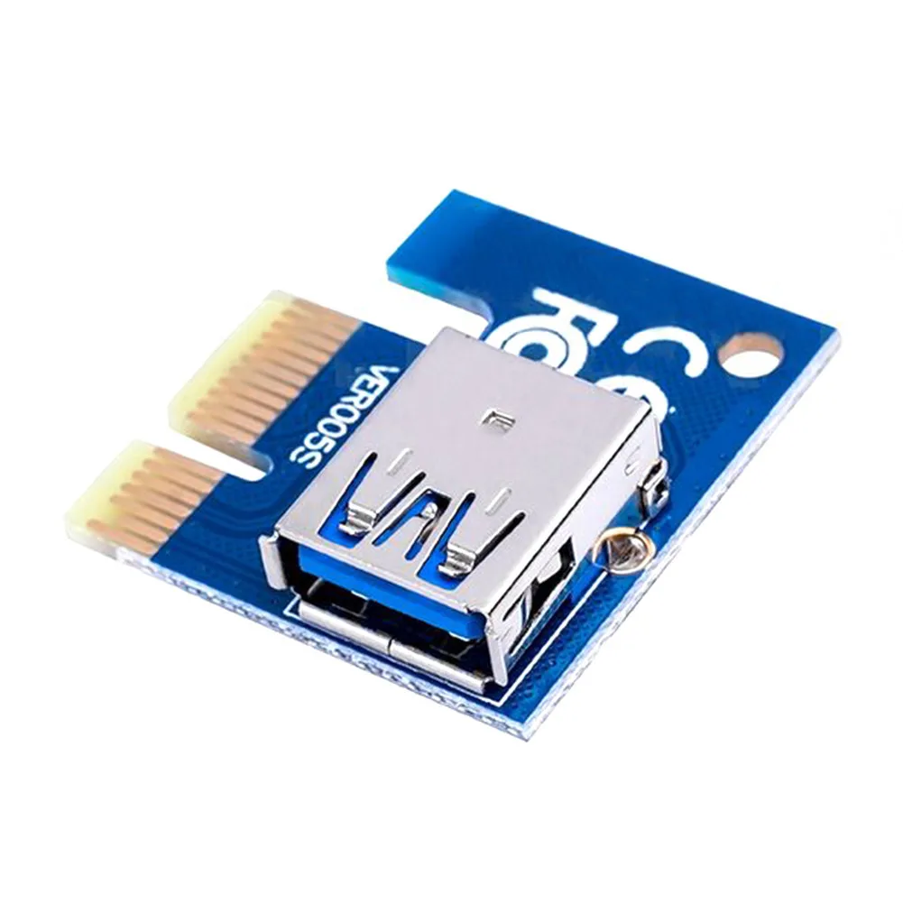 Мини USB 3 0 PCI-E1X PCI-Express X1 Riser Card PC Компьютерные принадлежности конвертер адаптер для