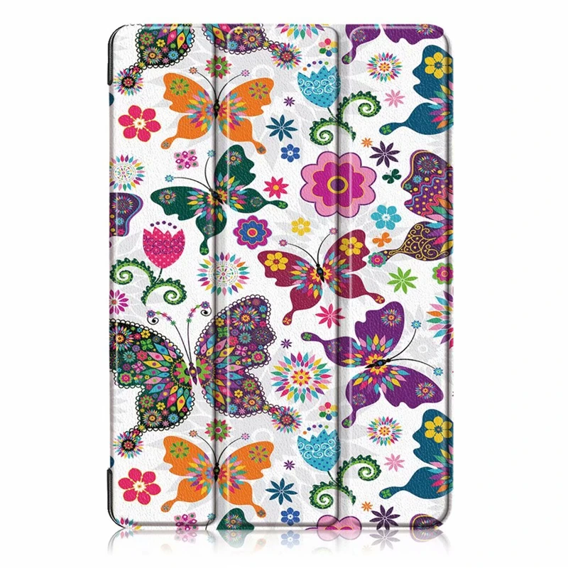 Для новых 2019 ipad mini 5 7 9 дюйма Чехол 4 &quotтри раза сзади из искусственной кожи Smart Cover