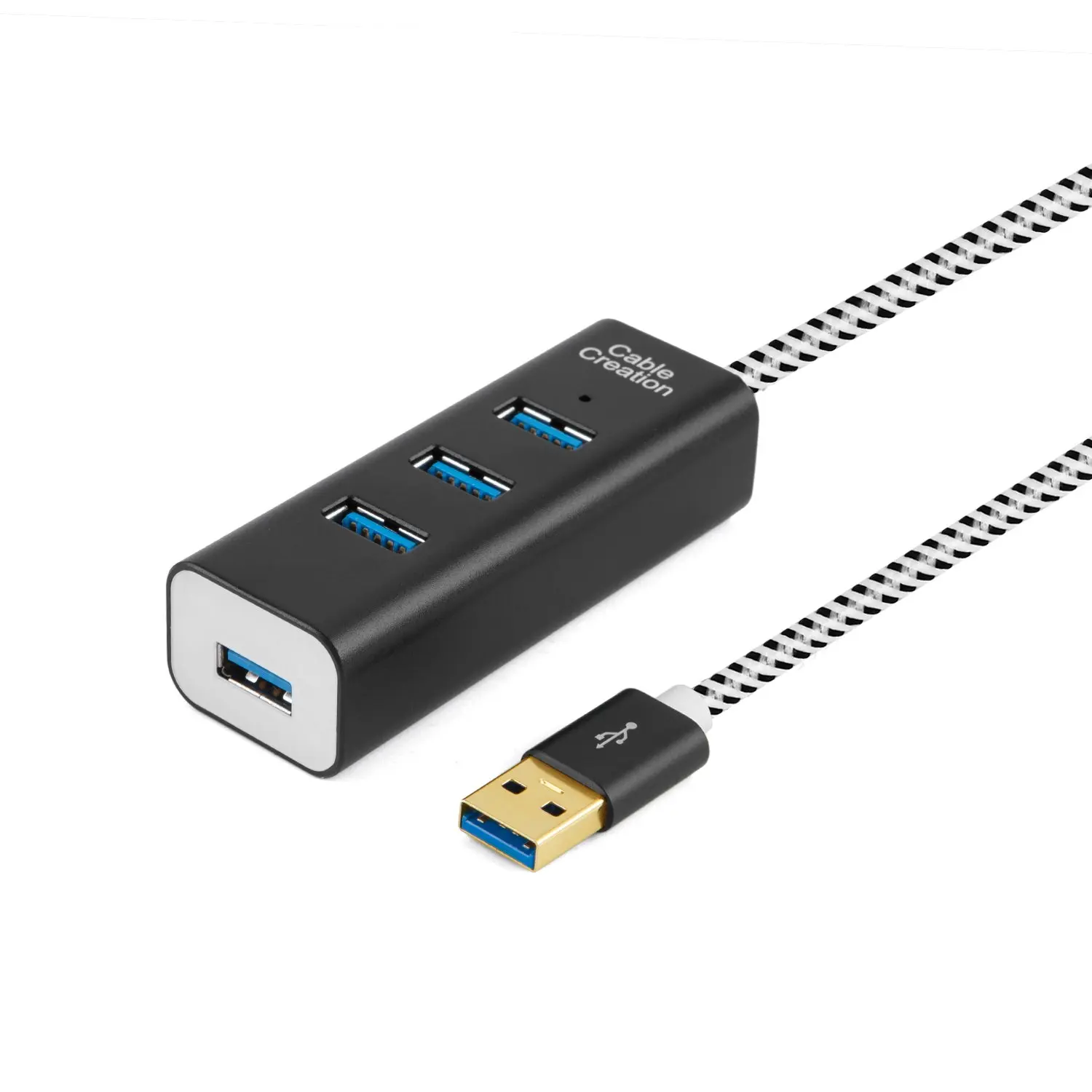4 портовый USB 3 0 алюминиевый концентратор данных jorinдо футов для MacBook Mac Pro Surface XPS