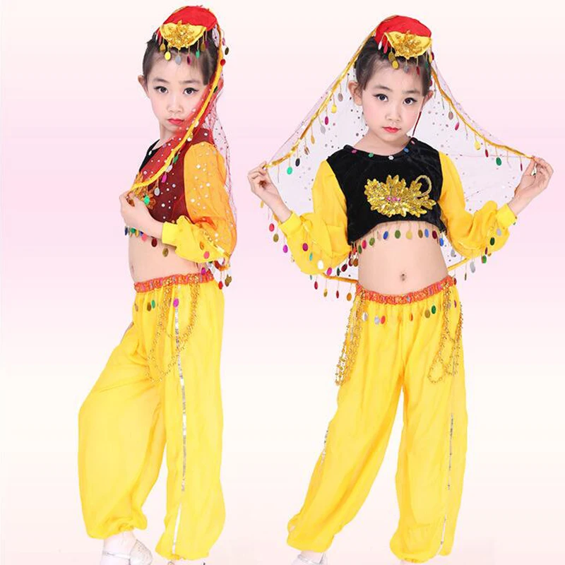 Детская танцевальная одежда костюмы для бальных танцев в китайском народном