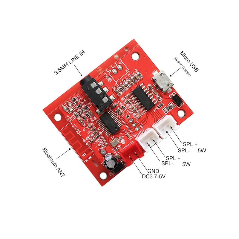 Двухканальная стереосистема Bluetooth 4 2 с высоким цифровым звуком Плата усилителя