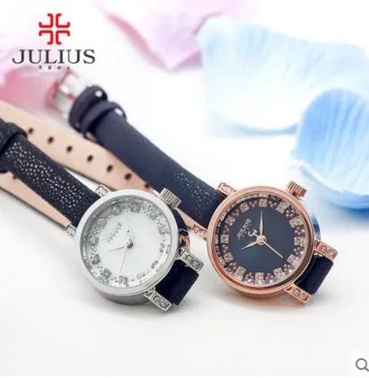 Роскошные женские часы Julius Корея дизайн новая модель 2016 кварцевые роскошные для