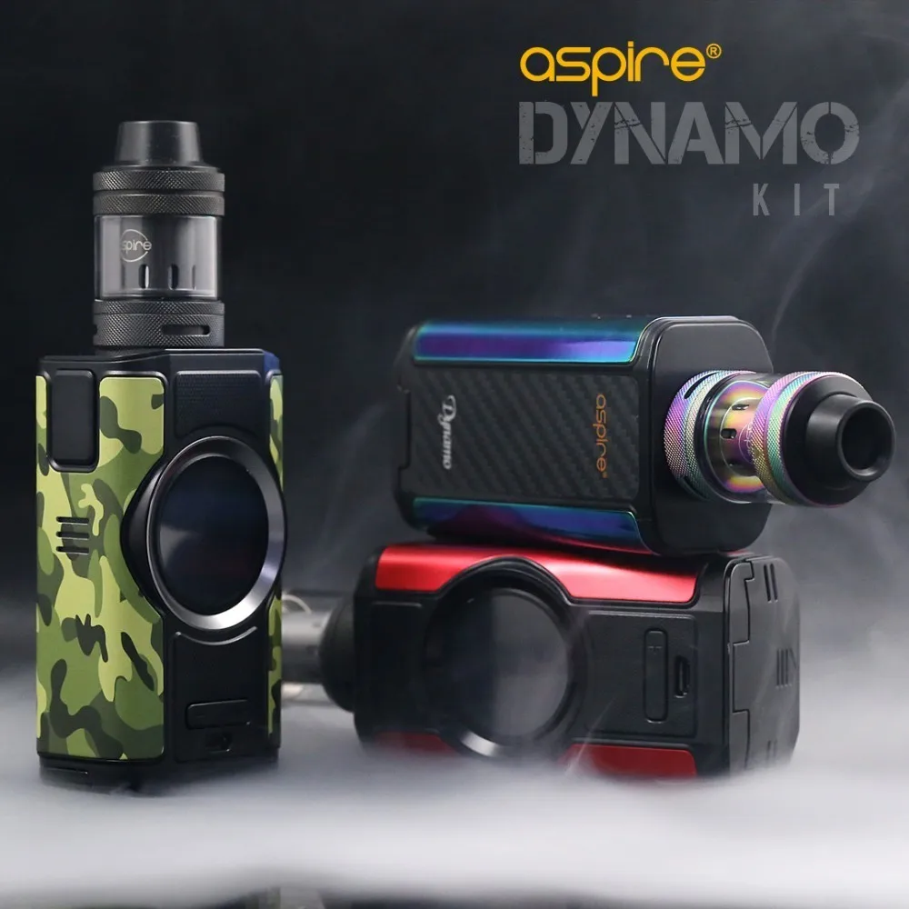 Оригинальный Aspire Dynamo Kit 220 Вт высокомощный vape комплект устройства поддержка VW VV
