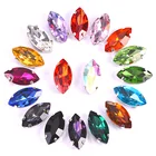 Цветной коготь для шитья пупка с лошадью из стразов, стразы для шитья глаз с серебряной основой, свадебное украшение Y1847