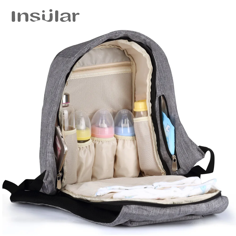 Рюкзак для детских подгузников Insular дизайнерская сумка мам смены пеленок