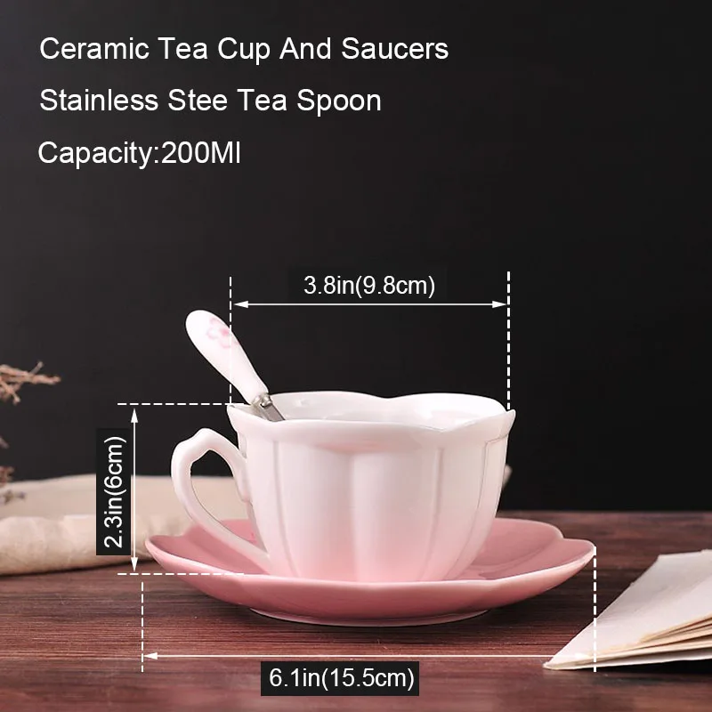

BORREY Heat Resistant Glass Teapot Ceramic Cups And Saucers Spoon Set Flower Tea Pot Cup Glass Teapot With Filter Candle Holder