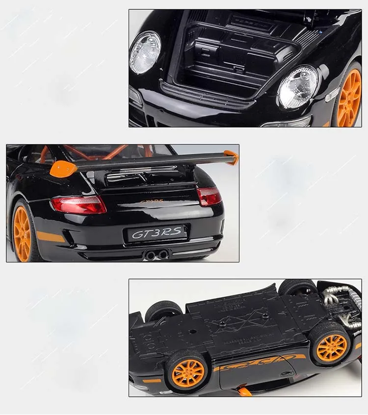 Welly литья под давлением 1:24 модель симулятора автомобиля сплав Porsche 911(997) GT3 RS спортивный автомобиль металлическая игрушка гоночный автомобиль для детей Коллекция подарков
