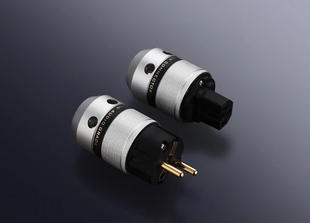 P-015 1 компл. Выборг HiFi ЕС стандартный разъем питания+ IEC разъем сердечник медь+ 5um серебрение или позолота