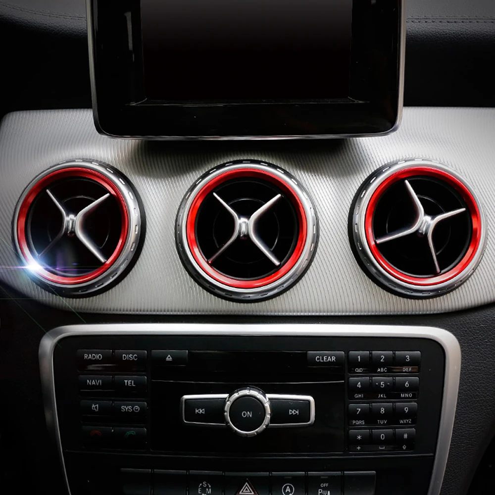 VCiiC алюминиевый сплав воздушная наклейка на розетку приборная панель розетка