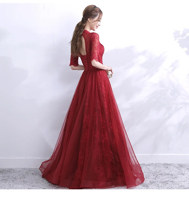 Дешевые Длинные платья для выпускного вечера Vestido de festa longo