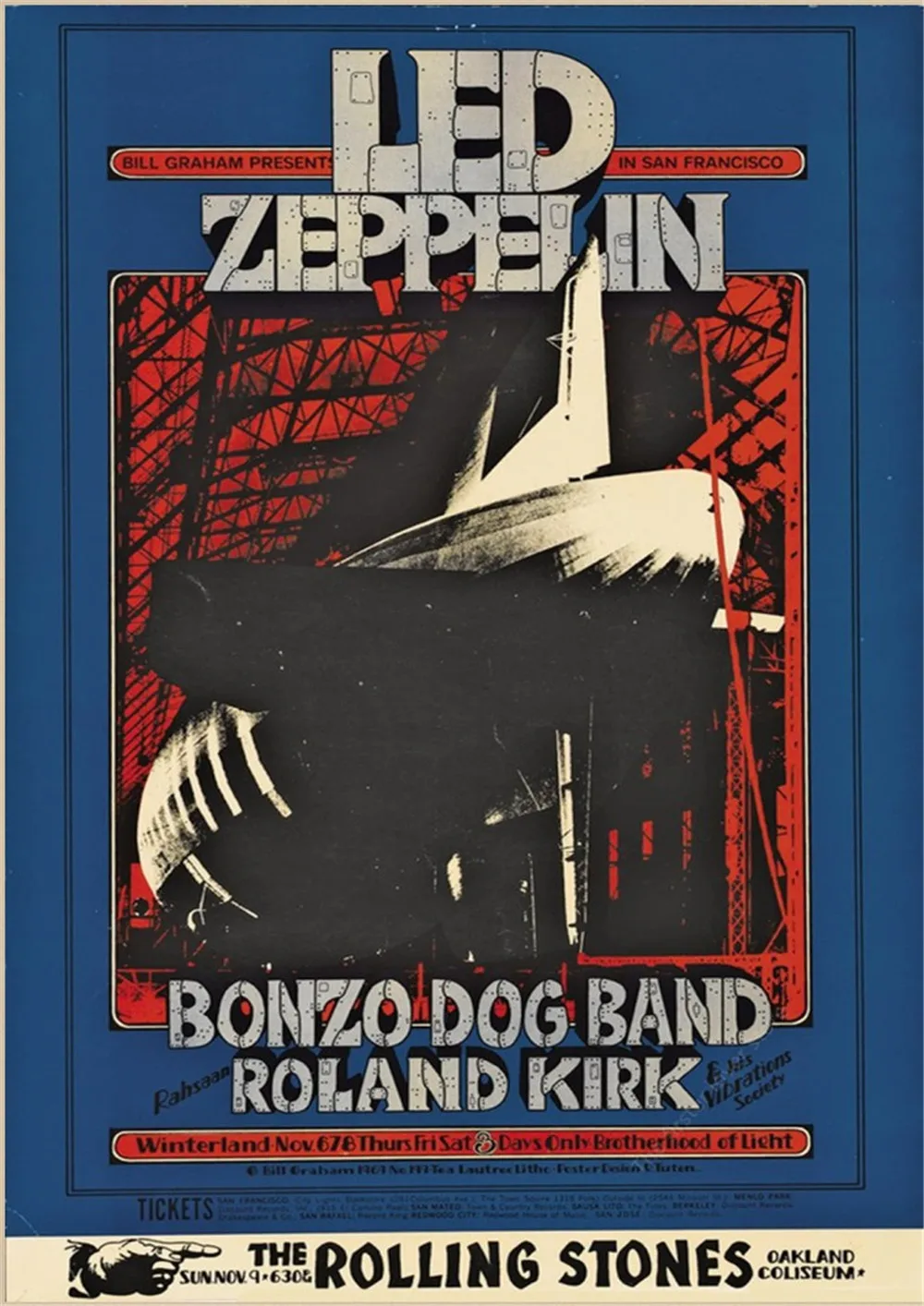 Led Zeppelin рок-музыка постеры для украшения дома в винтажном стиле настенные наклейки Abooly бренд купить 3 получить 4