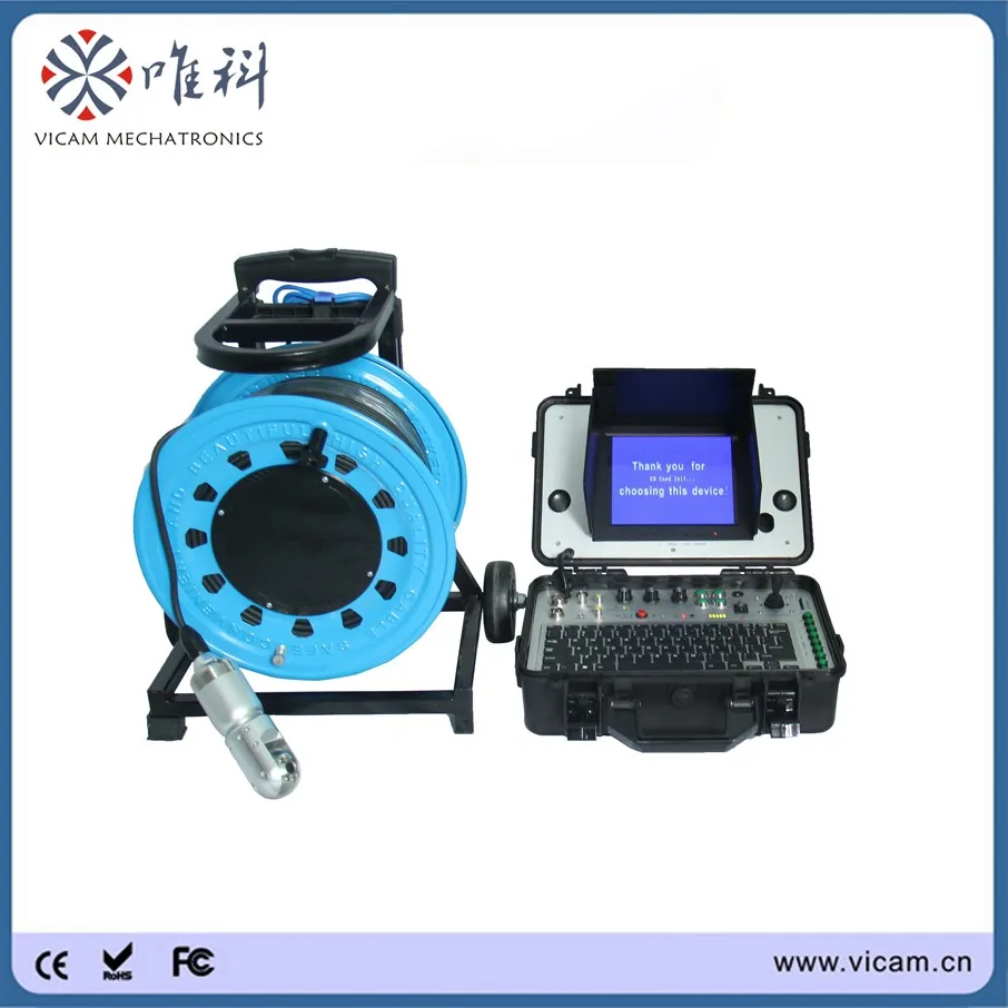 Камера видеонаблюдения PT с поворотом Вертикальная камера для контроля скважин