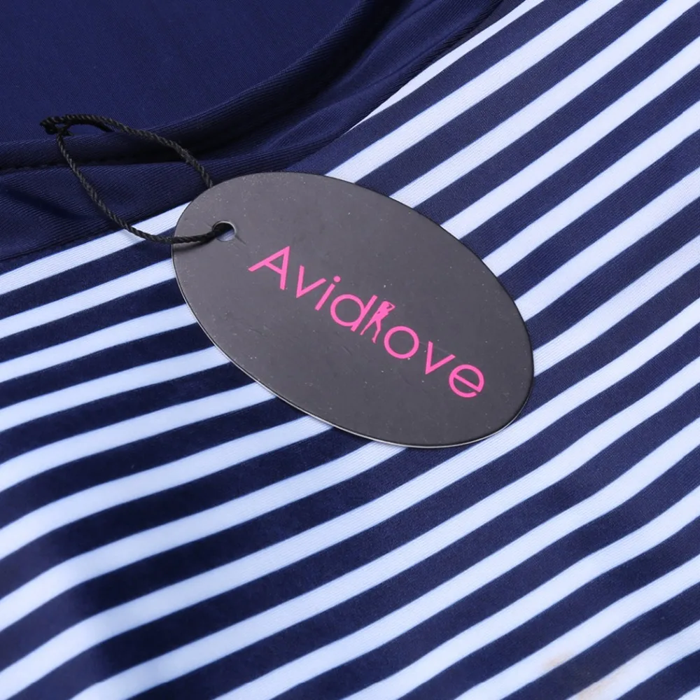 Avidlove женская сексуальная ночная рубашка большого размера с подкладкой в полоску
