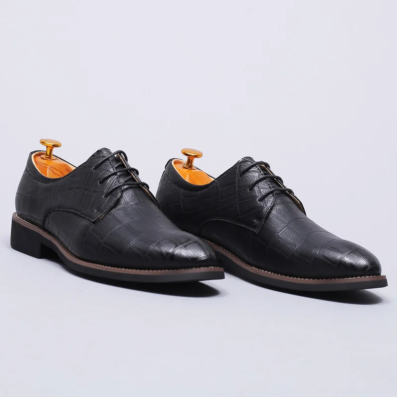 Мужские модельные туфли коллекция 2019 года деловые мужские кожаные Роскошные