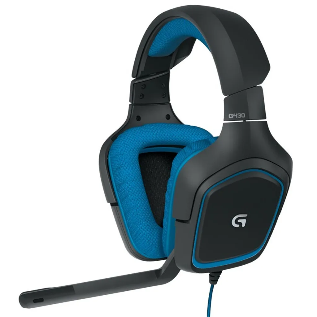 Оригинальные Проводные Игровые наушники logitech G430 7,1 с объемным звуком, микрофон, гарнитура для PS4 Auriculares Con Cable 19Jul05