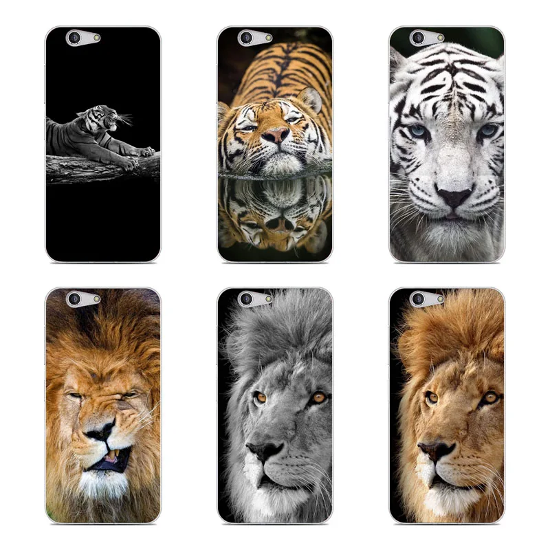 zte blade A512 Z10 Case Silicon Tigers lions Painting Soft TPU Back Cover for BA512 Protect Phone cases shell |