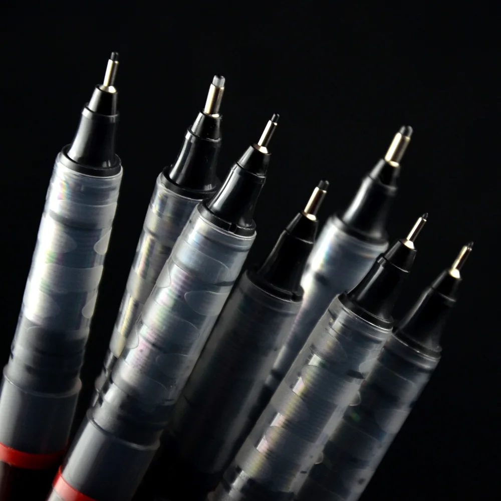 Rotring Tikky черный графический fineliner ручка пористая точка рисунок дизайн одноразовая ручка 1 шт./лот