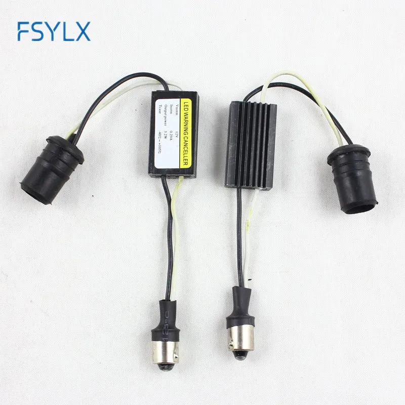 FSYLX 10 шт. BA9s 64132 H6W Canbus безотказная нагрузка проводка резистора светодиодный