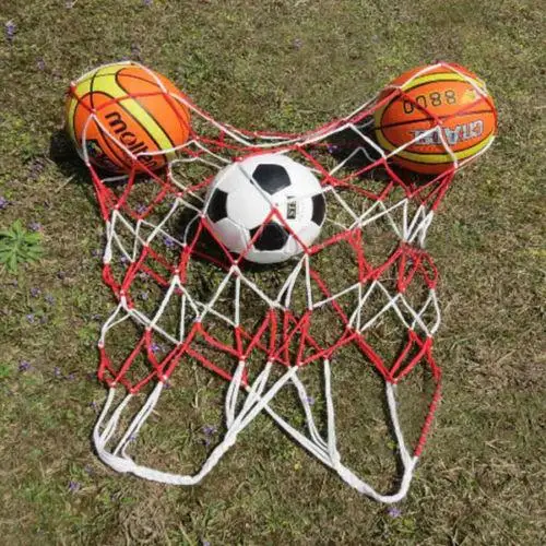 

Soccer and basketball Net 10 Balls Carry Net Bag Sports Portable Equipment Baseball Large Volleyball Outdoor