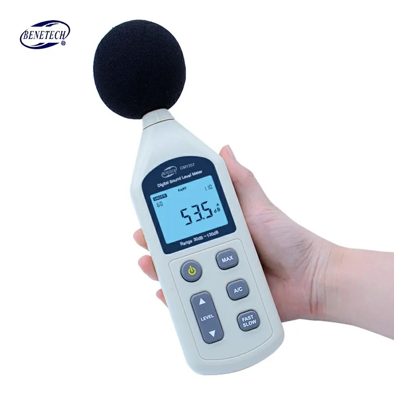 BENETECH GM1357 измеритель уровня звука шум Neter 30-130dB Высокоточный Ручной Тестер шума для