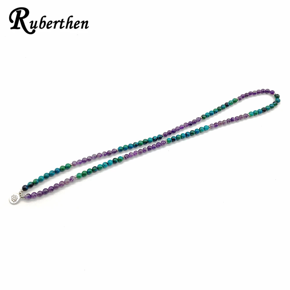 Ruberthen новый дизайн 2018 исцеление йогой браслет или ожерелье Феникс Ame thyst