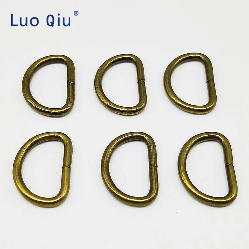 D-образные бронзовые пряжки Швейные аксессуары DIY тесьма соединить ручной работы