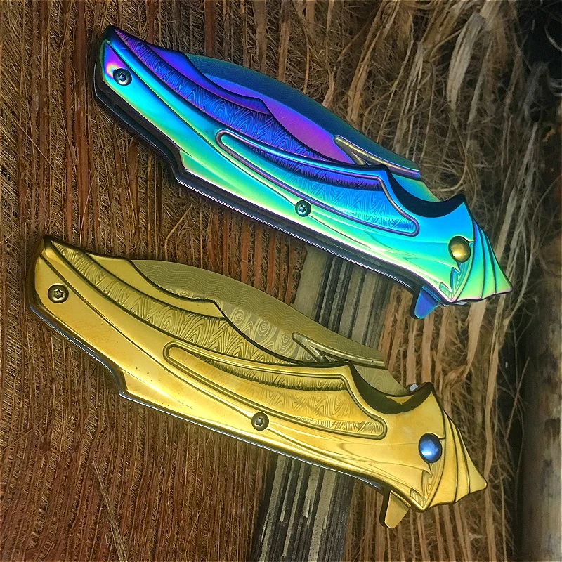 

CS game claw knife 440C outdoor titanium pocket pocket folding knife camping survival collection multi-function knife