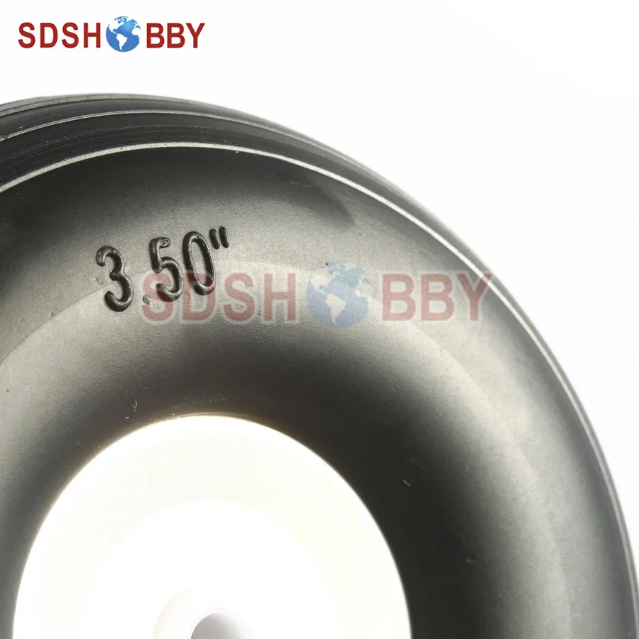 Полиуретановое колесо для радиоуправляемого самолета с алюминиевой втулкой CNC 3 5