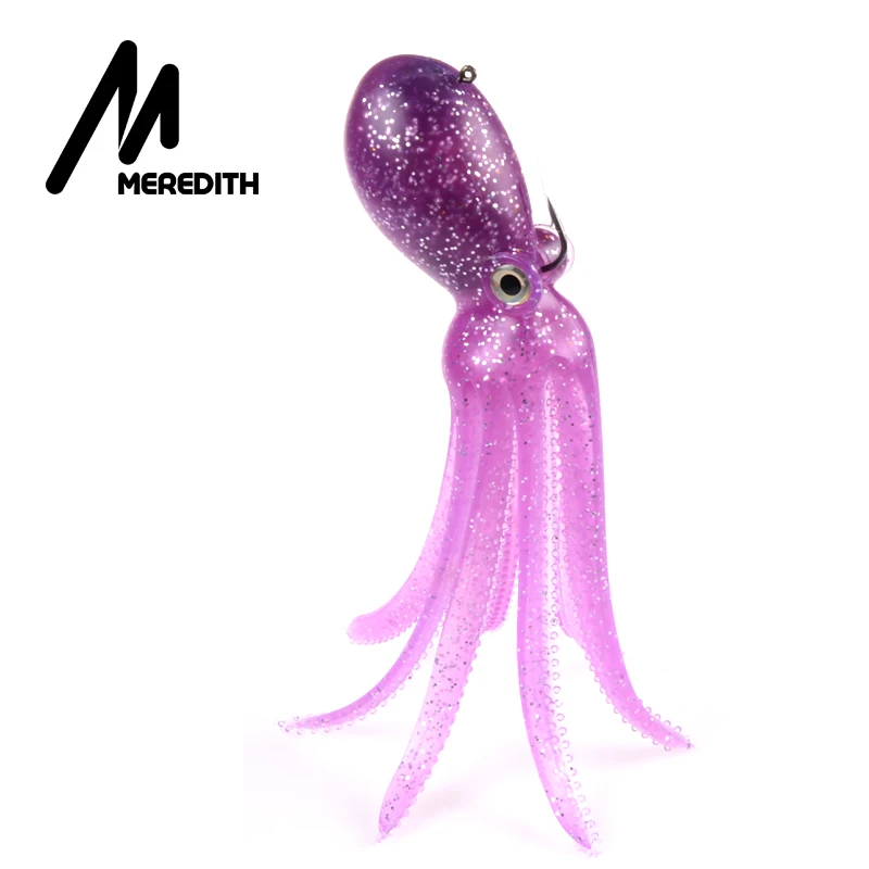 Рыболовные приманки MEREDITH 280 г 24 см с длинным хвостом мягкие осьминог|soft lure fish|lure